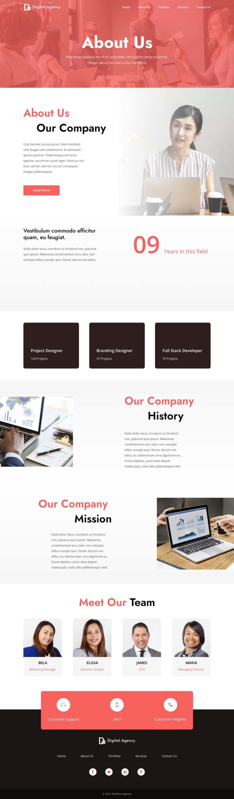 Divi Plus Agency Child Theme About