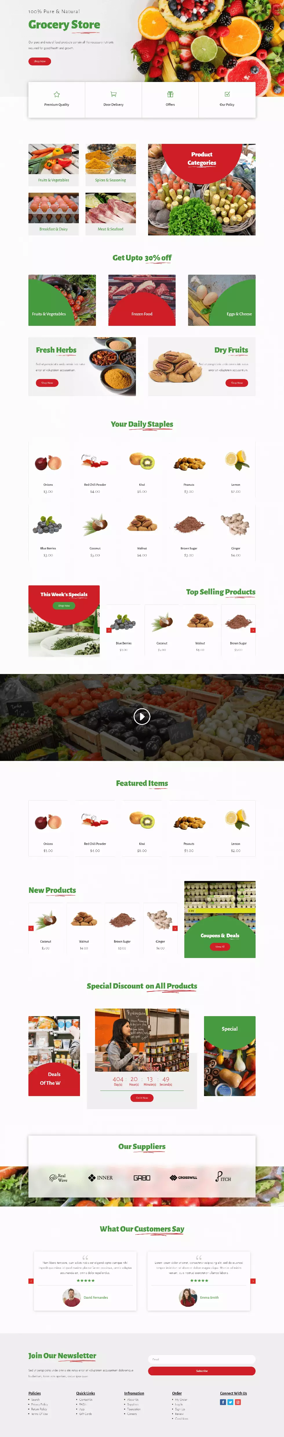 Divi-Grocery Layout