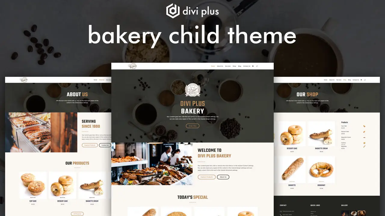 Get a FREE Cake Maker Layout Pack for Divi