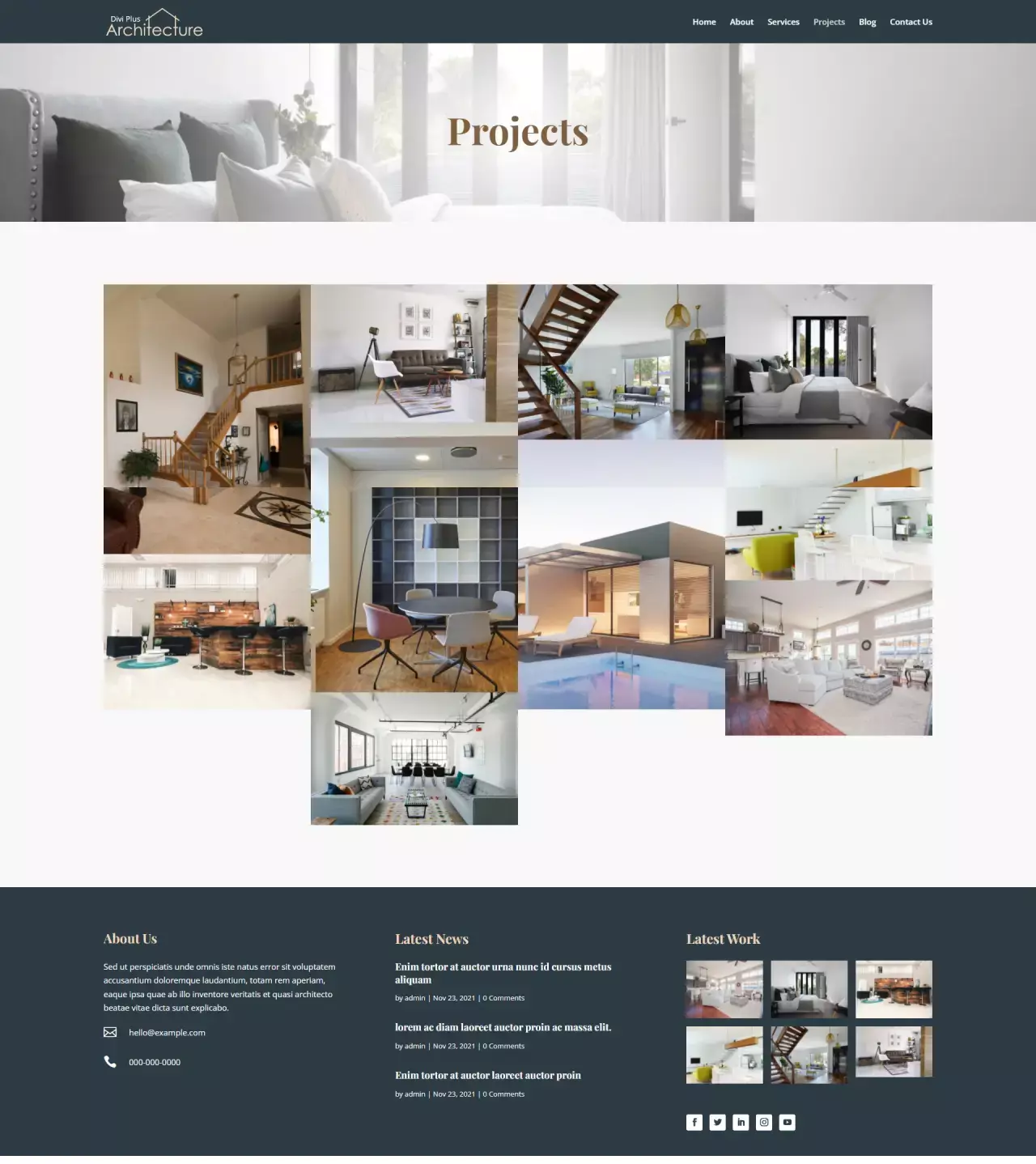 Divi Plus Builder Child Theme  Projects