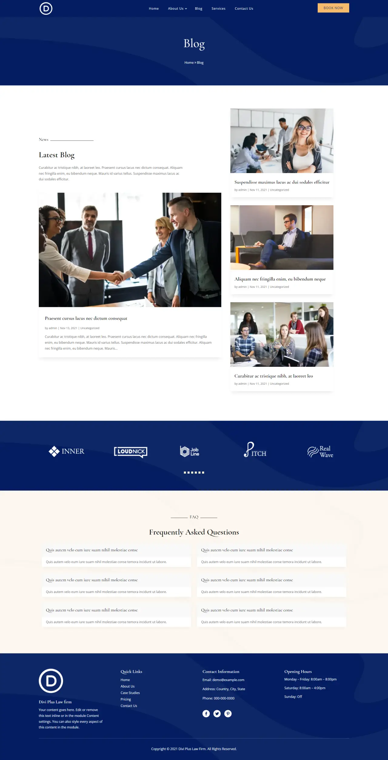 Divi Plus Law Firm Blog