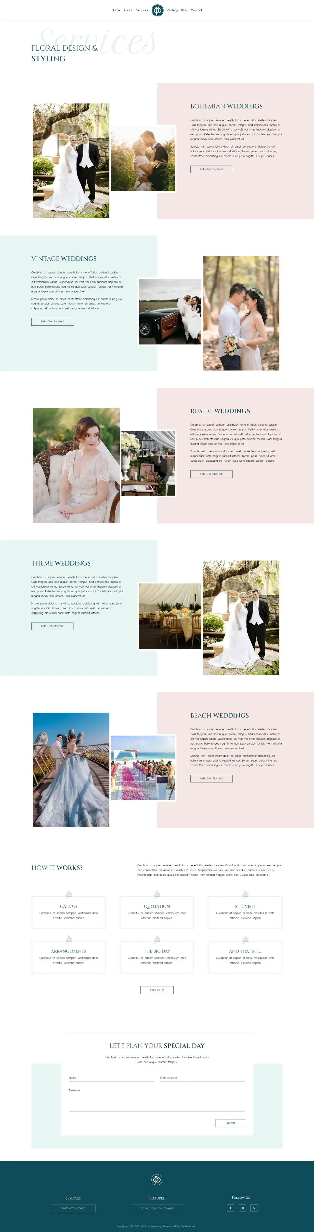 Divi Plus Weeding Planner Services