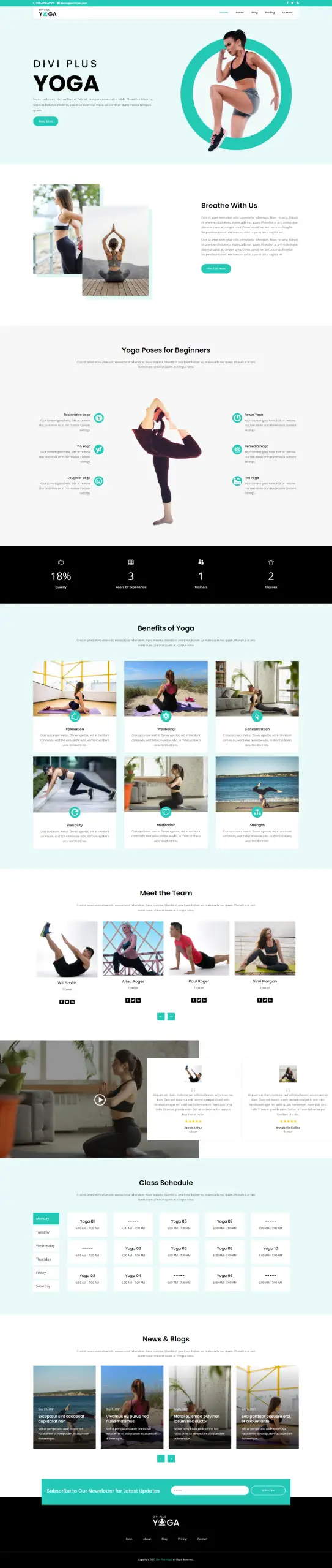 Divi Plus Yoga Child Theme