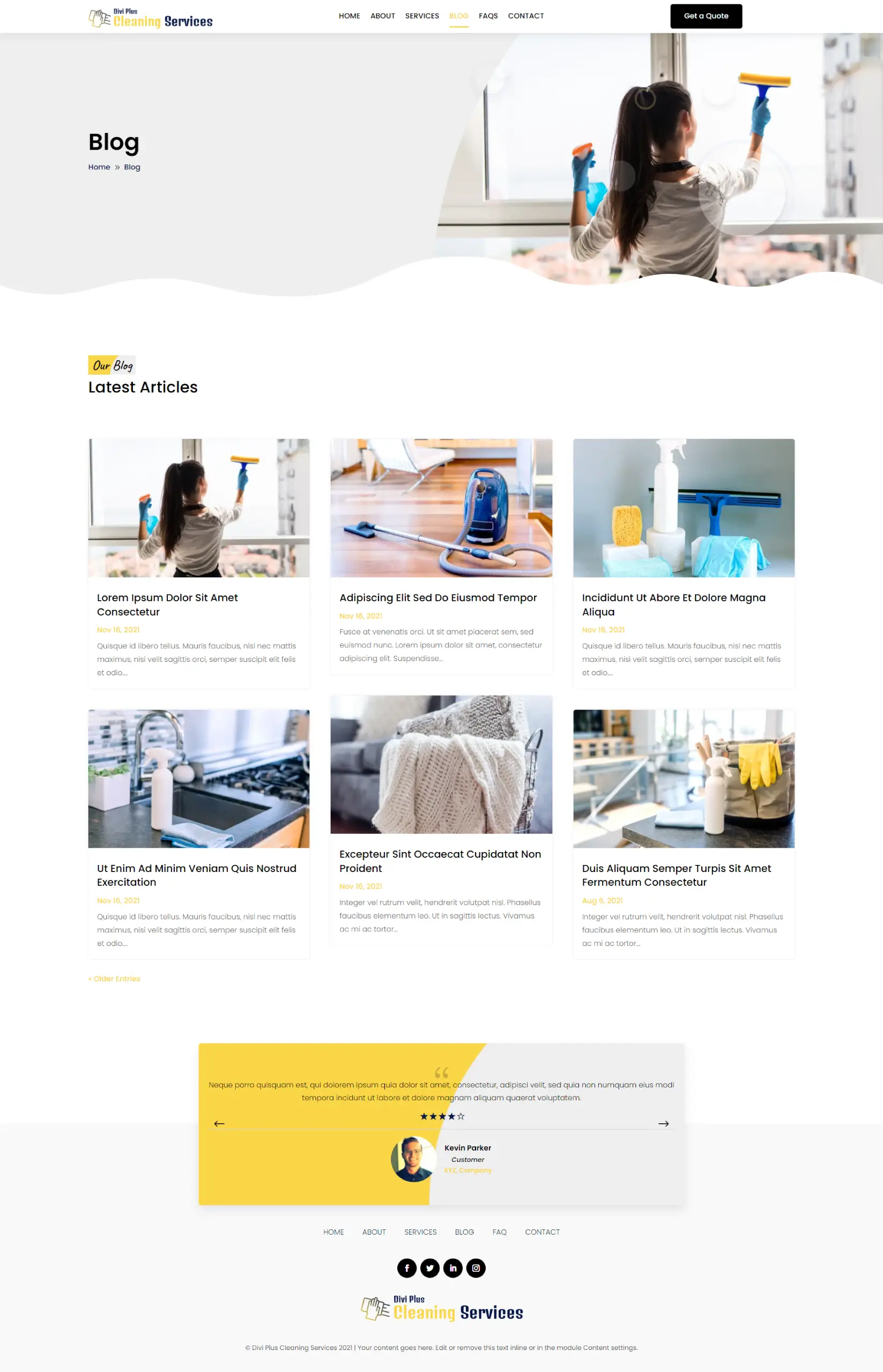 Divi Plus Cleaning Services Blog