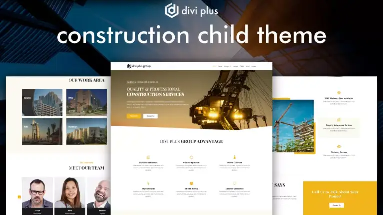 divi construction theme