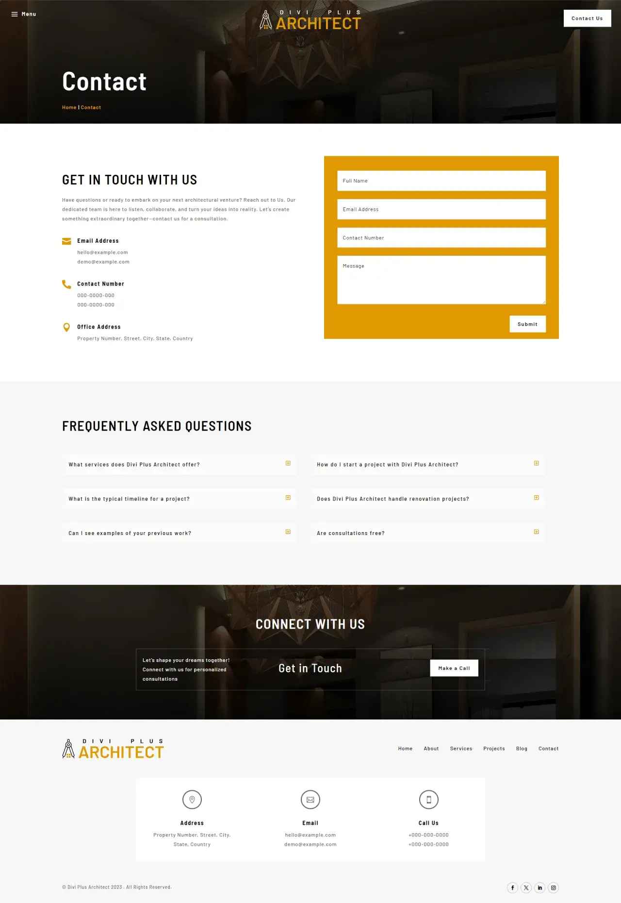 divi-plus-architect-child-theme-contact Divi Plus Architect Child Theme