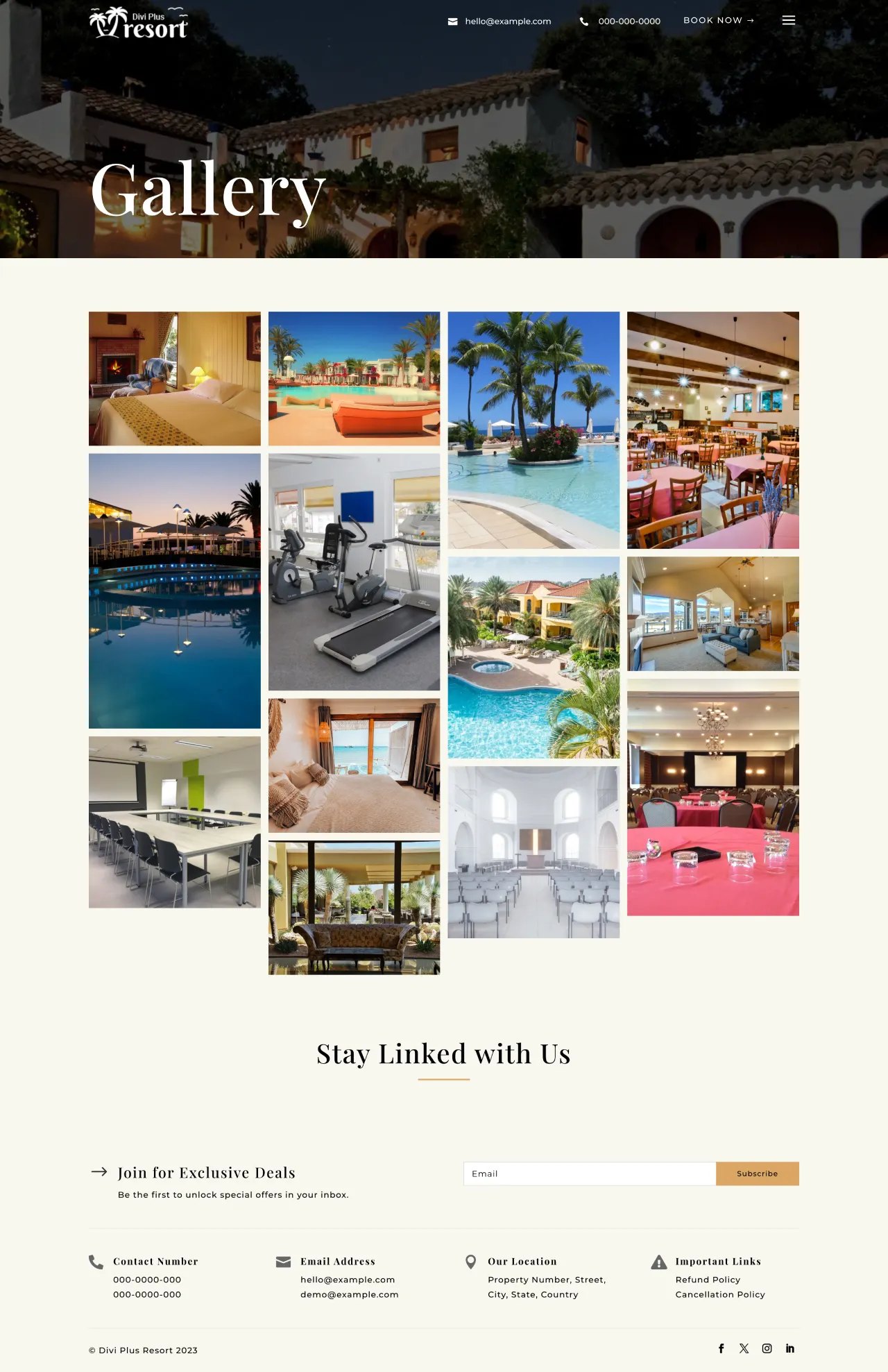 Divi Plus Resort Child Theme