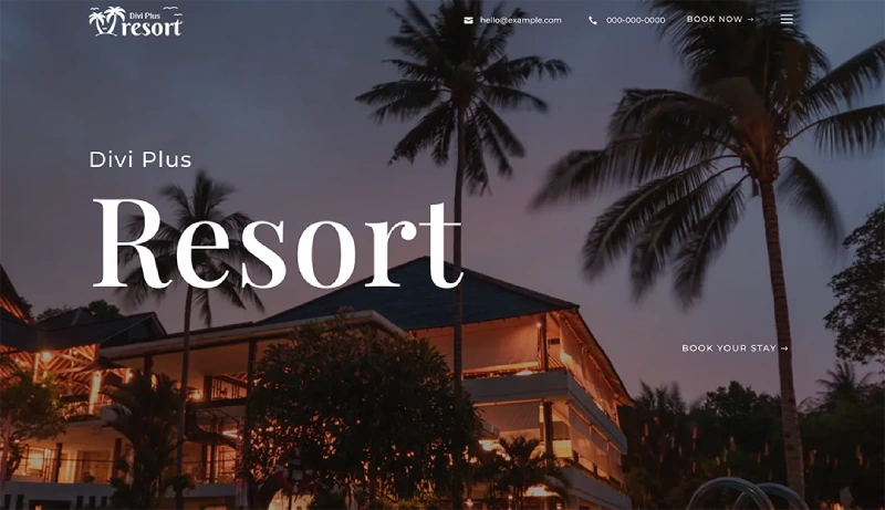 Divi Resort CHild Theme