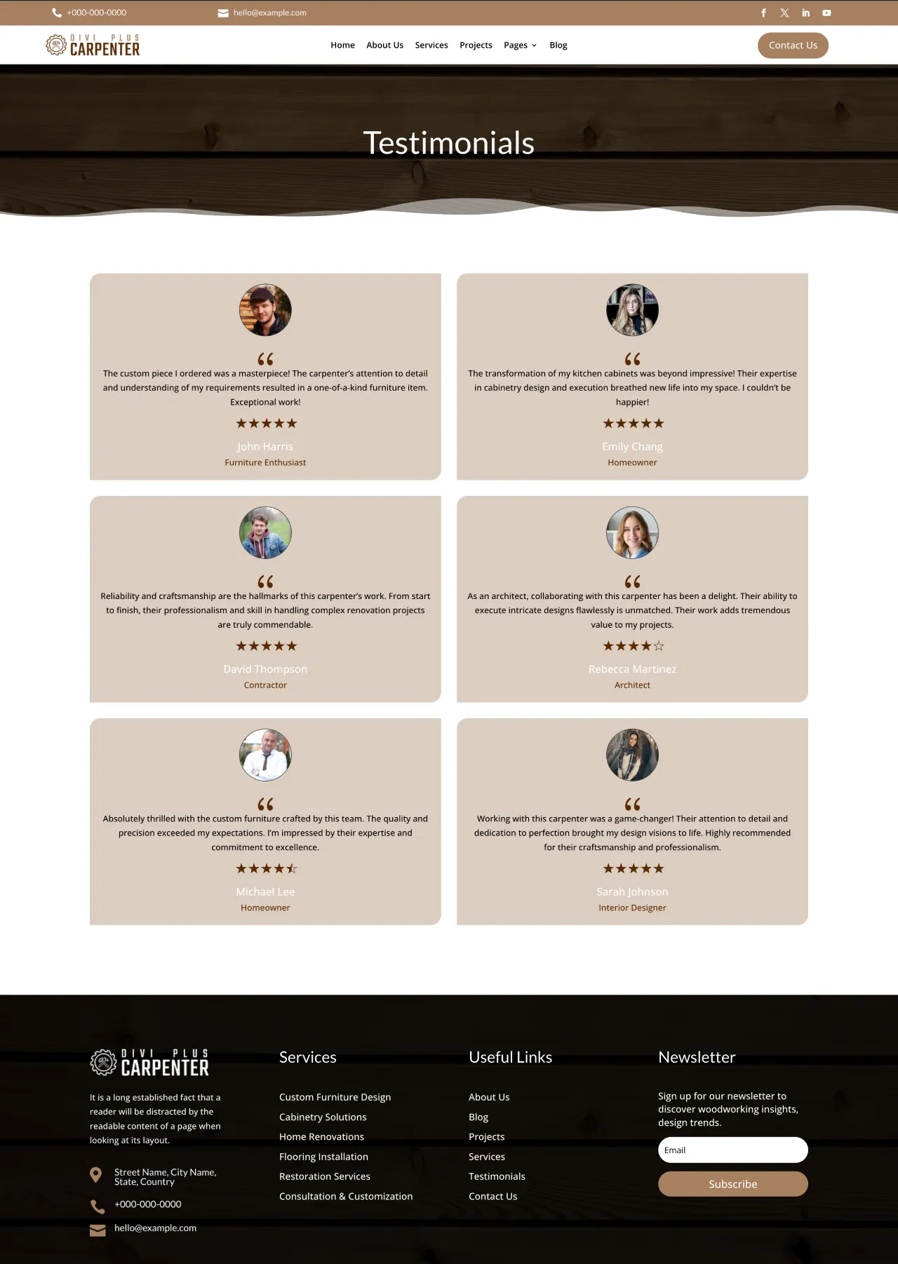 divi-plus-carpenter-child-theme-testimonials Divi Plus Jewellery Store Gallery