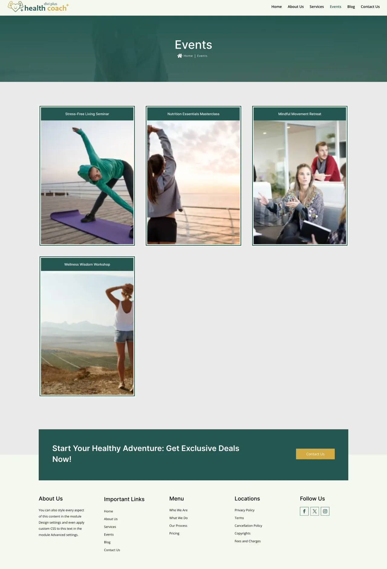 divi-plus-health-coach-child-theme-event Divi Plus Health Coach Events