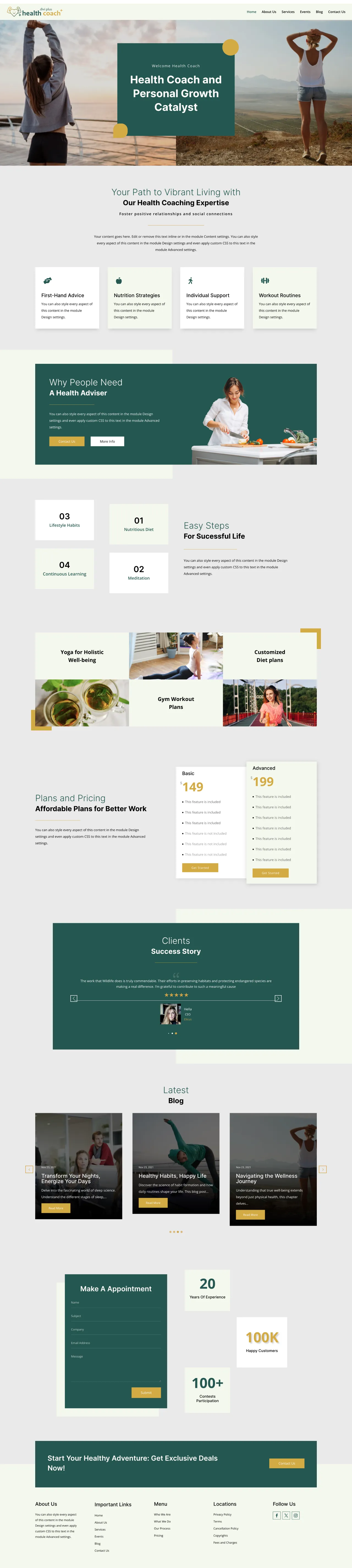 divi-plus-health-coach-child-theme-home-page Divi Plus Health Coach Home