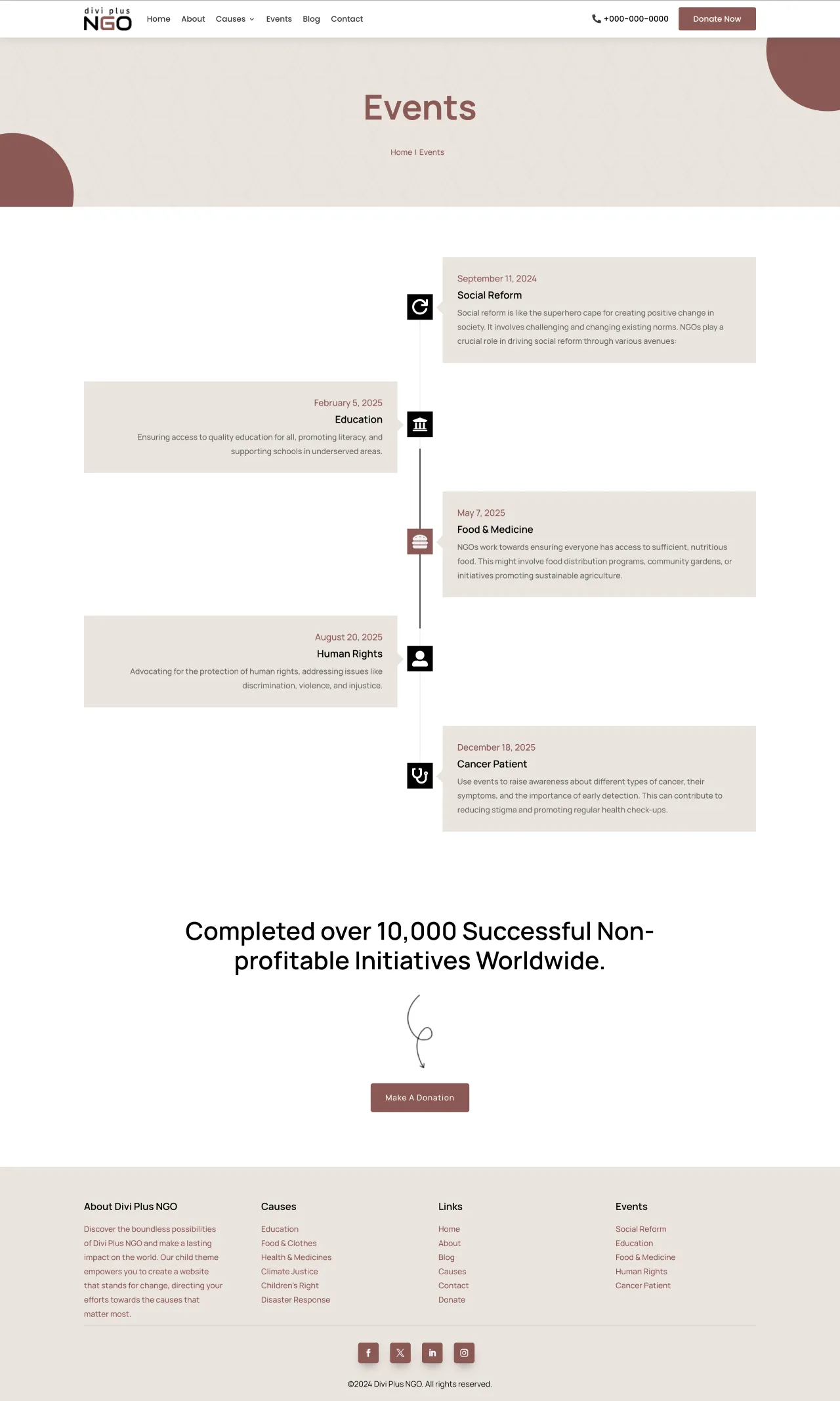 divi-plus-ngo-child-theme-events Divi Plus Wellness Child Theme