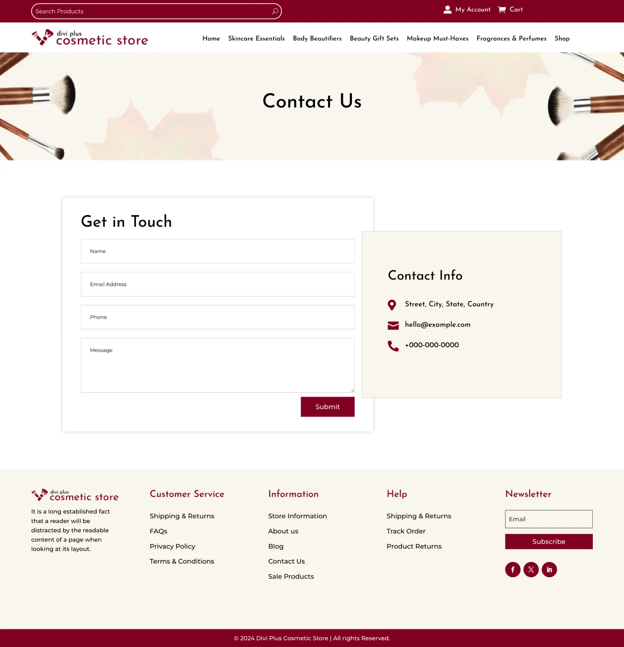 divi-plus-cosmetic-store-child-theme-contact-us Divi Plus Cosmetic Store Child Theme contact us