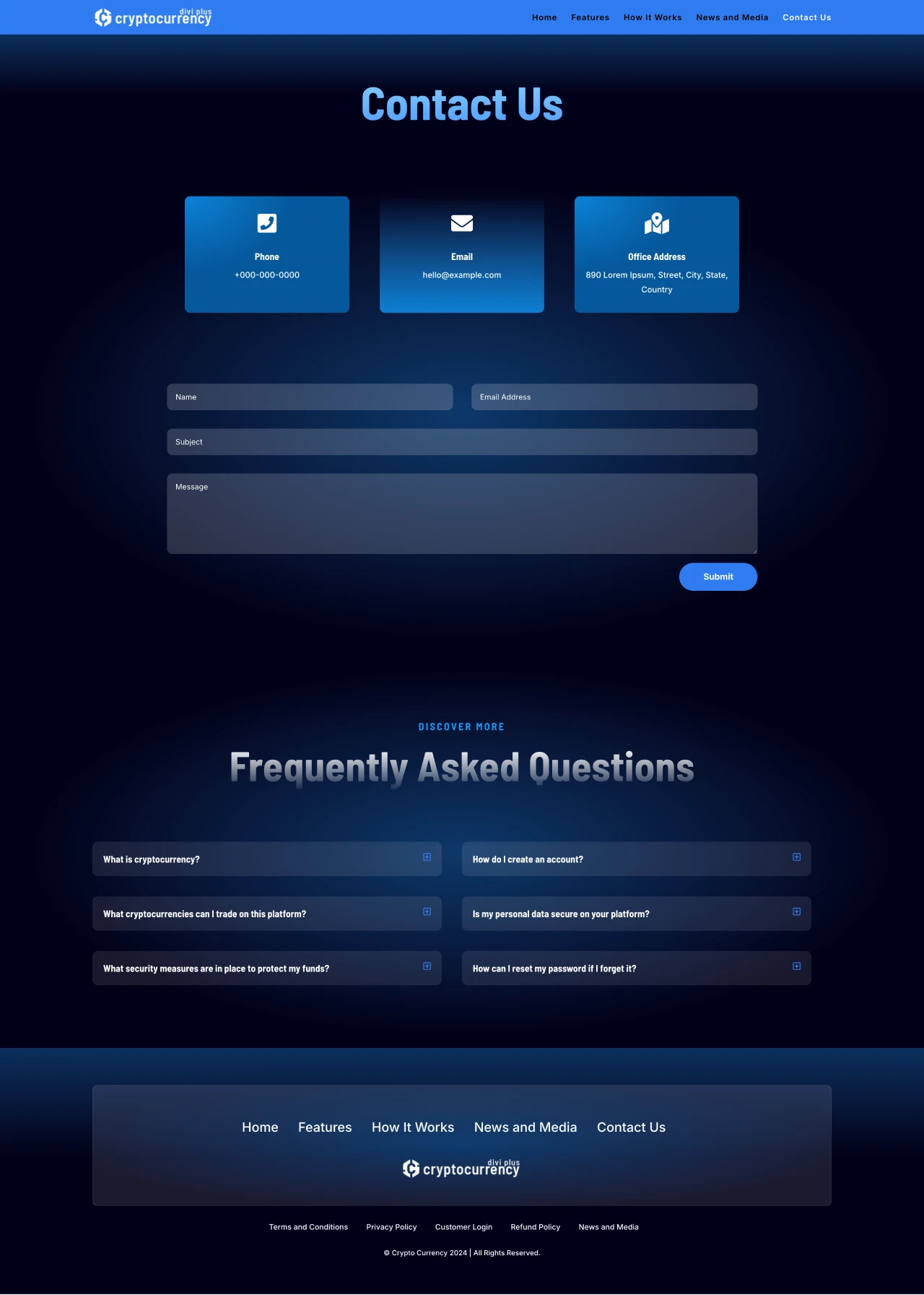 divi-plus-cryptocurrency-child-theme-contact Divi Plus Janitorial Services Child Theme