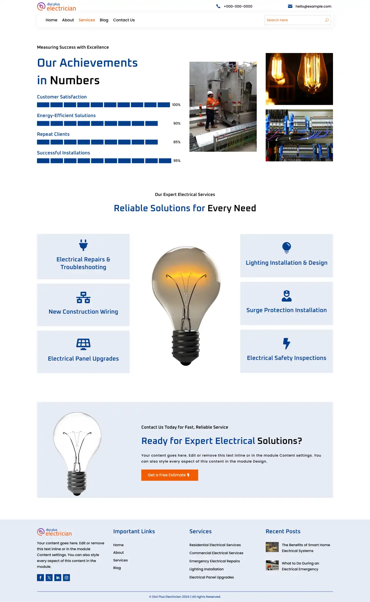 divi-plus-electrician-child-theme-services Divi Plus Electronics Store Child Theme