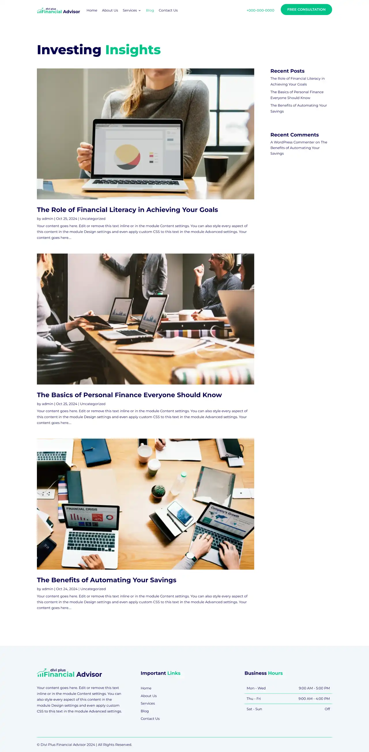 divi-plus-financial-advisor-child-theme-blog Divi Plus Janitorial Services Child Theme