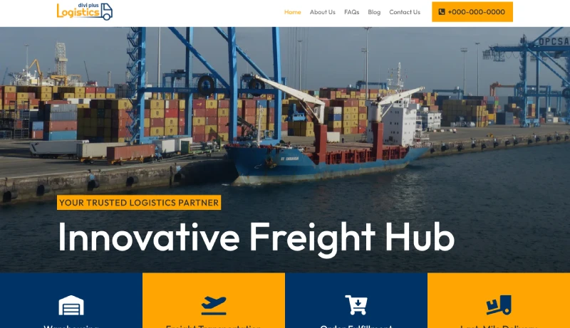 Divi Logistics Child Theme