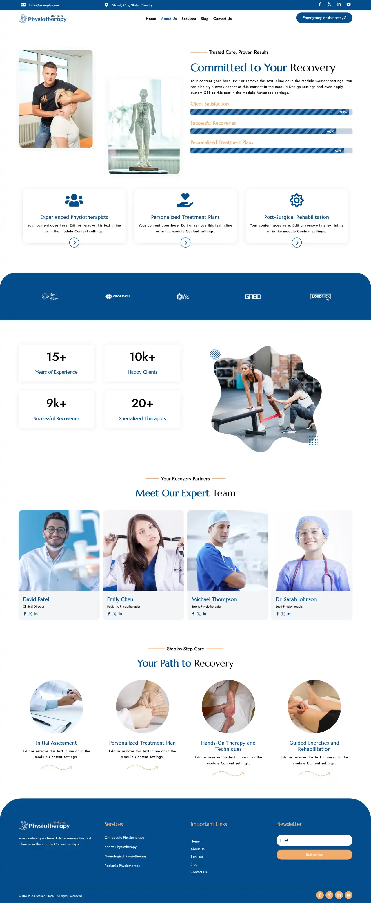 Divi Plus Pharma Company Theme About