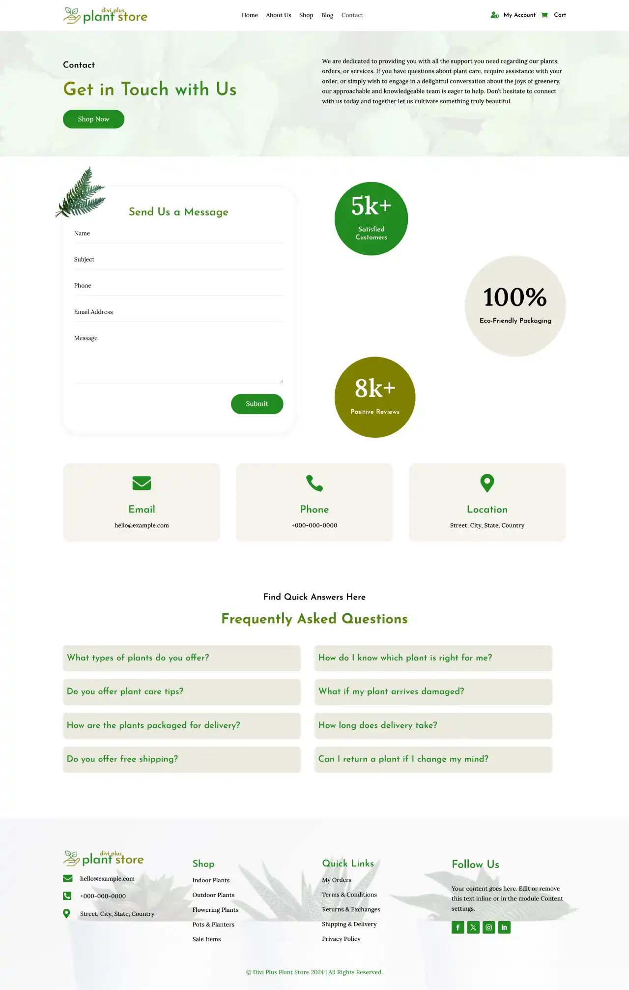 divi-plus-plant-store-child-theme-contact Divi Plus Gardening Child Theme Contact