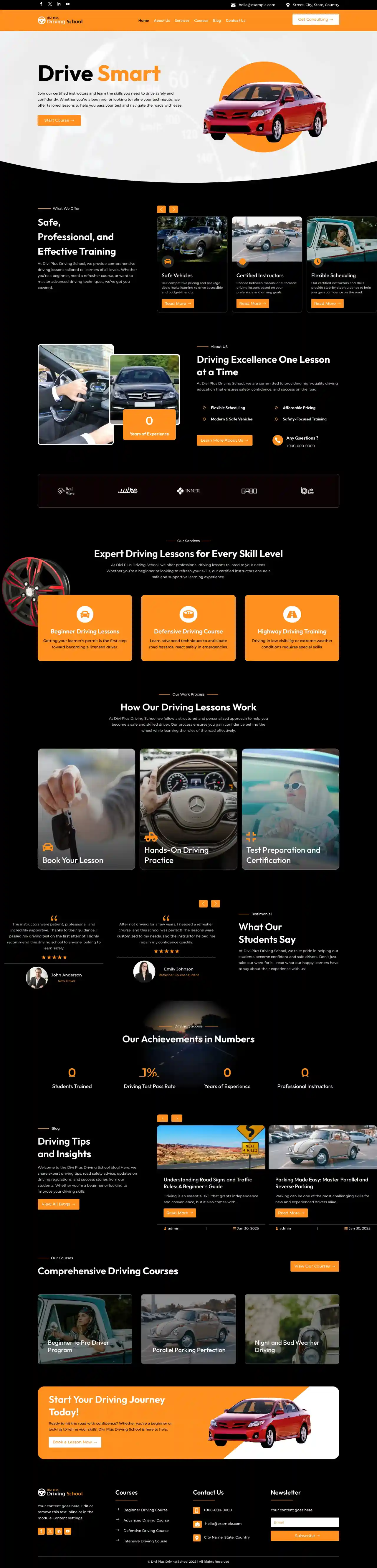 Divi Plus Accountant Child Theme