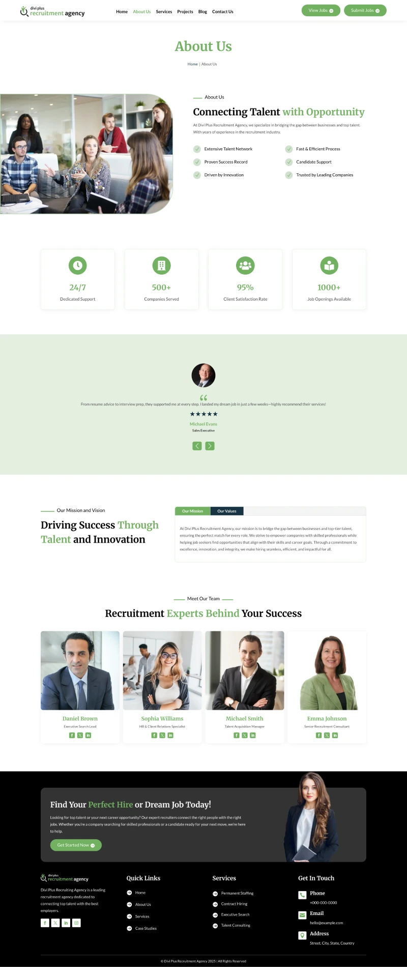 Divi Plus Accountant Child Theme