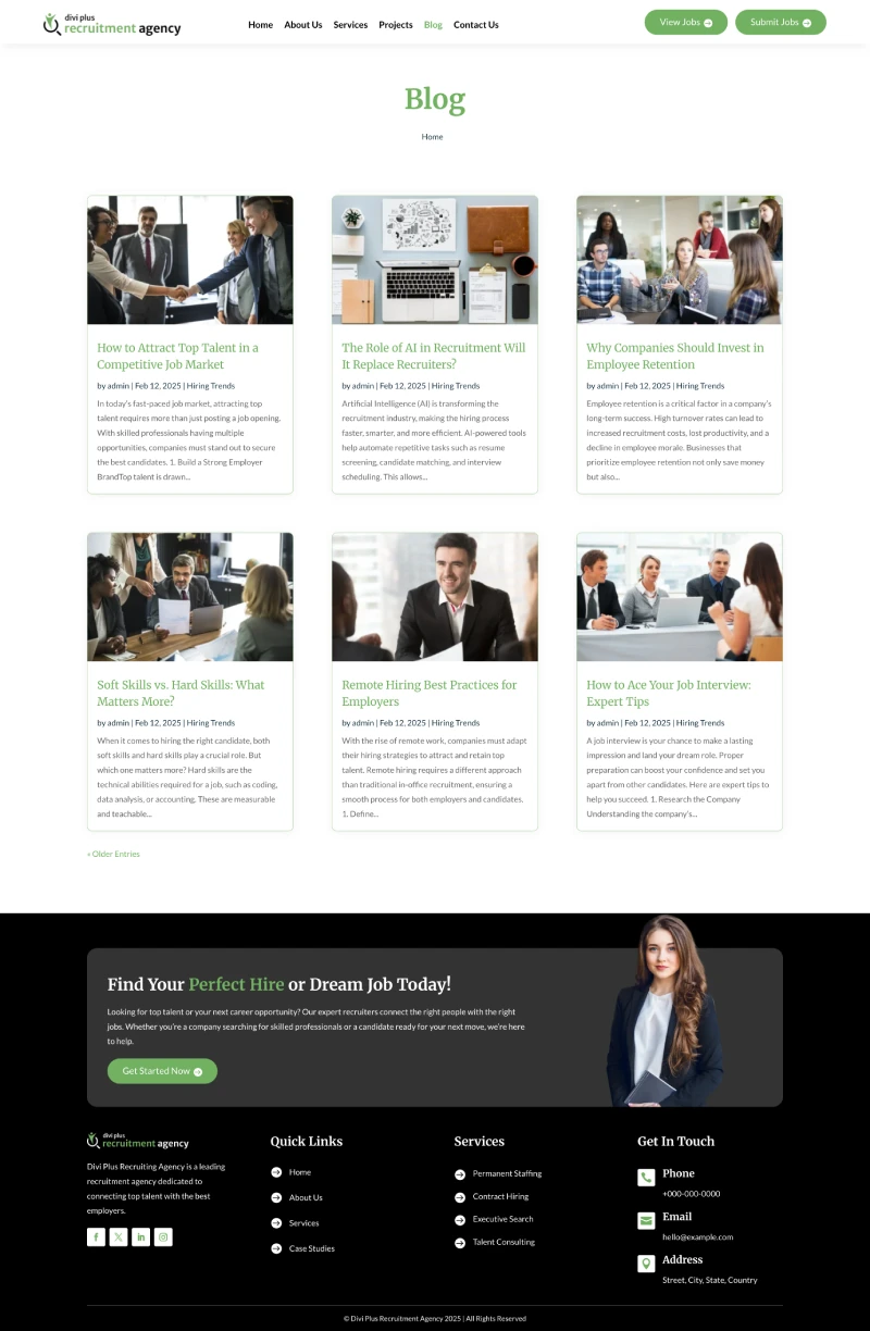 Divi Plus Janitorial Services Child Theme