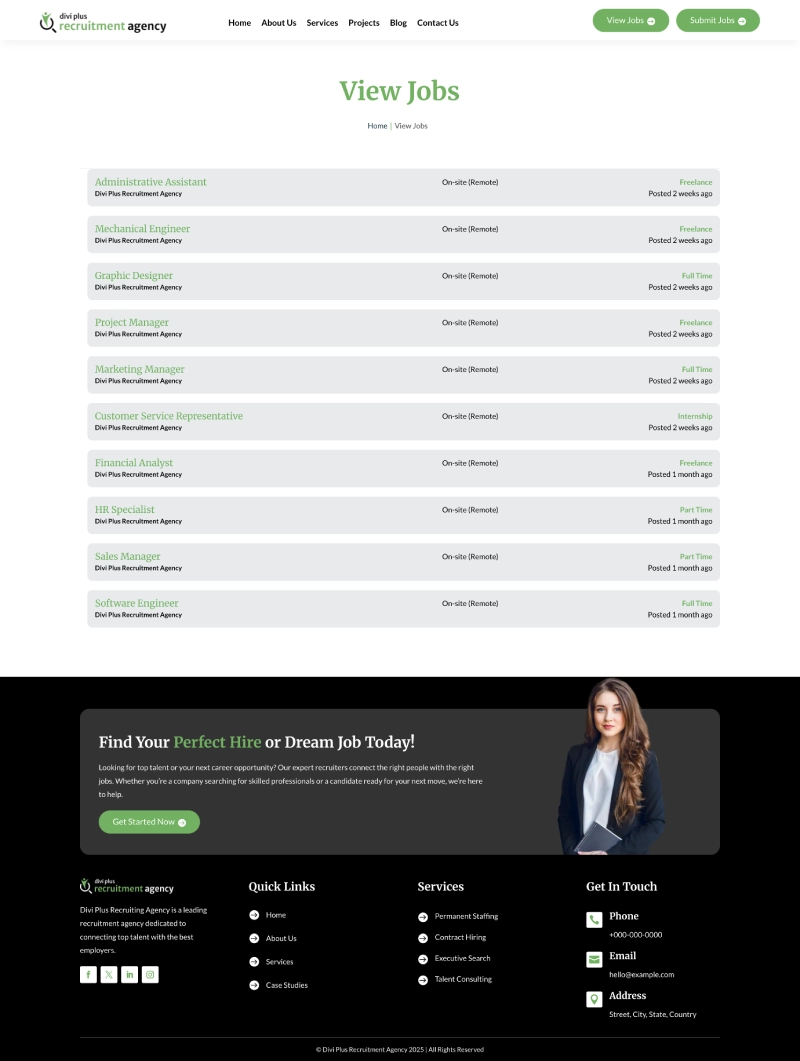 Divi Plus Accountant Child Theme