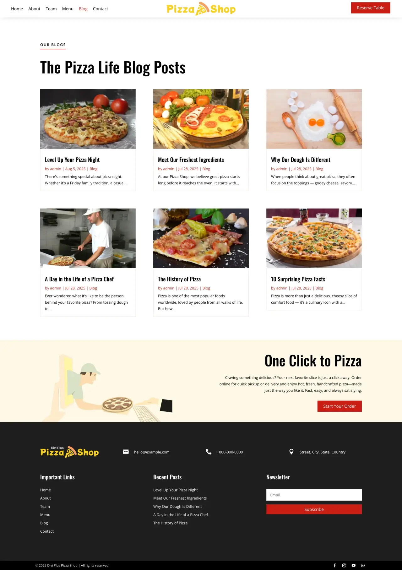 Divi Plus Builder Child Theme  Blog