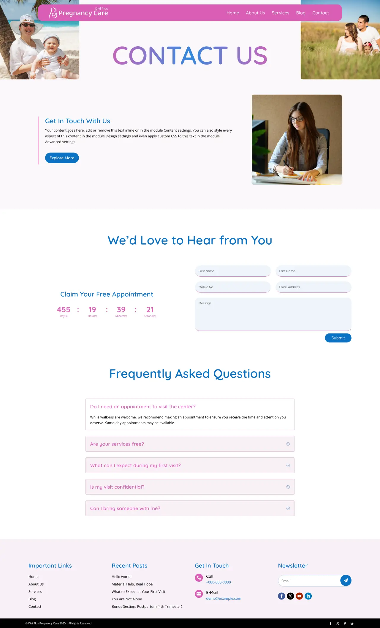 Divi Plus Builder Child Theme  Blog