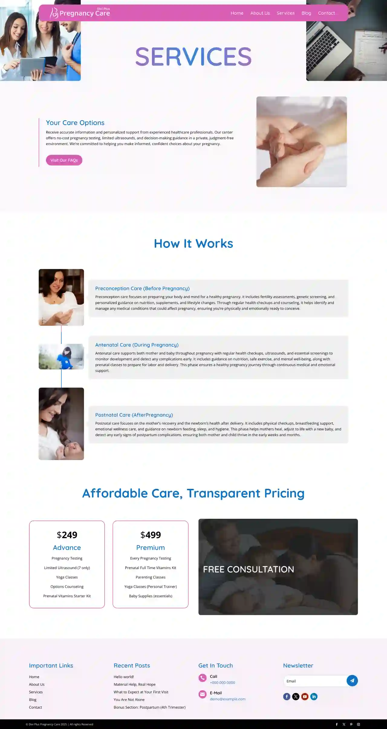 Divi Plus Builder Child Theme Services