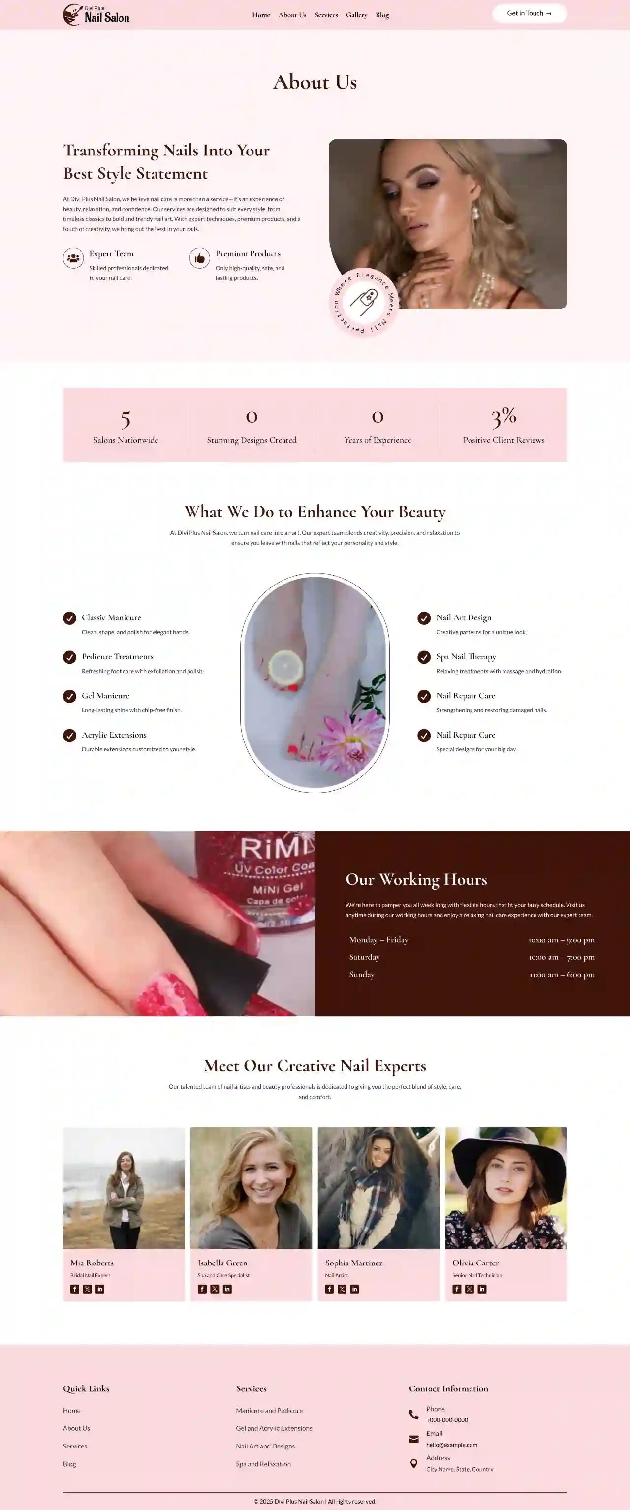 Divi Plus Accountant Child Theme