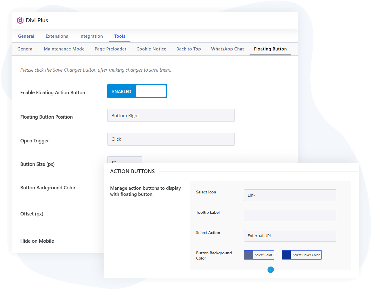 diviplus-floating-action Divi floating action button